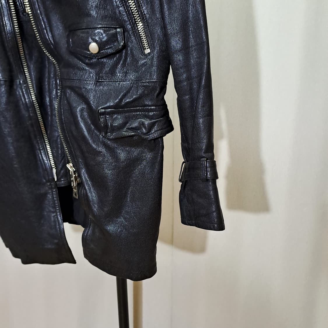 (택포) 이태리 수입 양가죽 하프코트 B802 상품이미지4