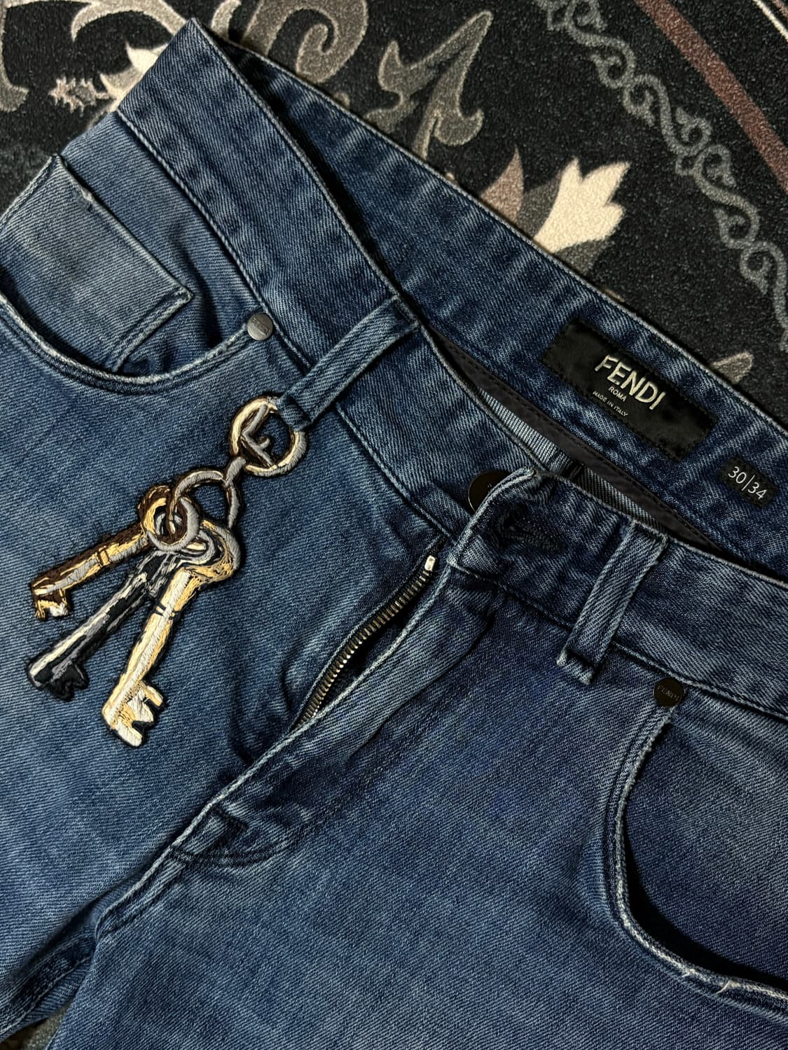 펜디 fendi 남자 데님 팬츠 상품이미지3