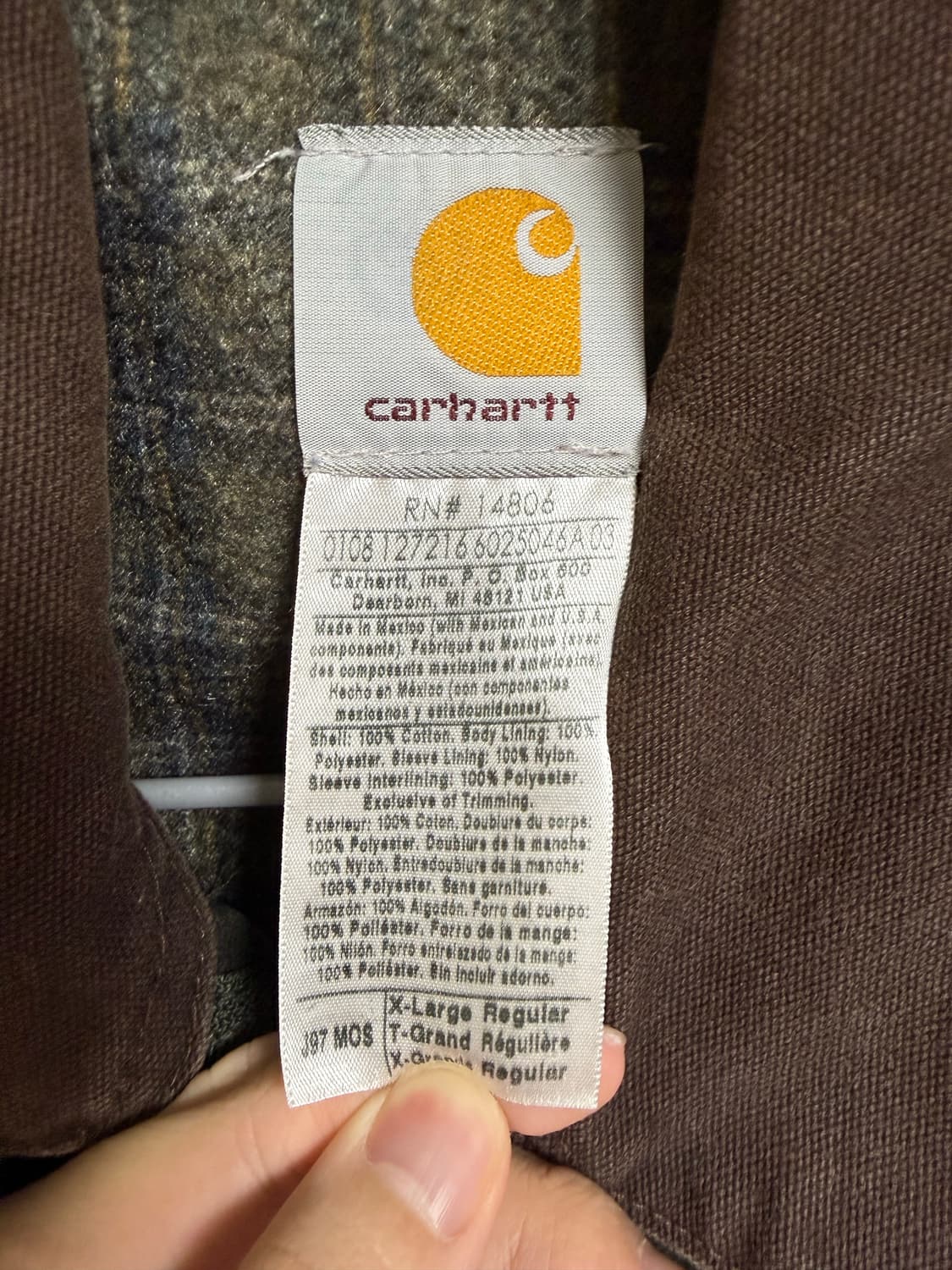 [XL] 칼하트 디트로이트 자켓 j97 mos 상품이미지3
