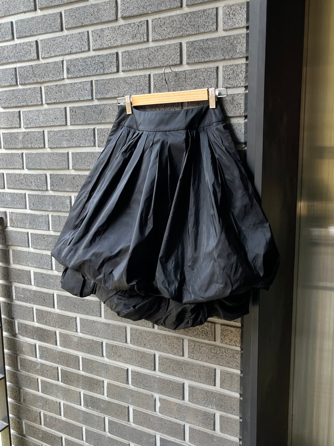 Rene 르네 더블 벌룬 스커트 블랙 상품이미지1