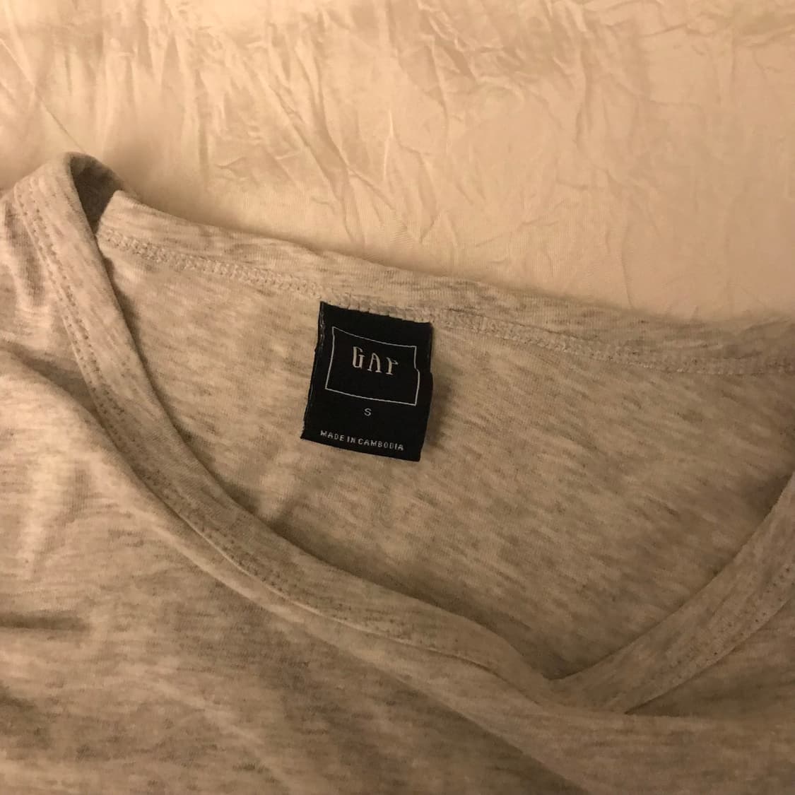 GAP 갭 Y2k 성조기 그레이 반팔티 상품이미지2