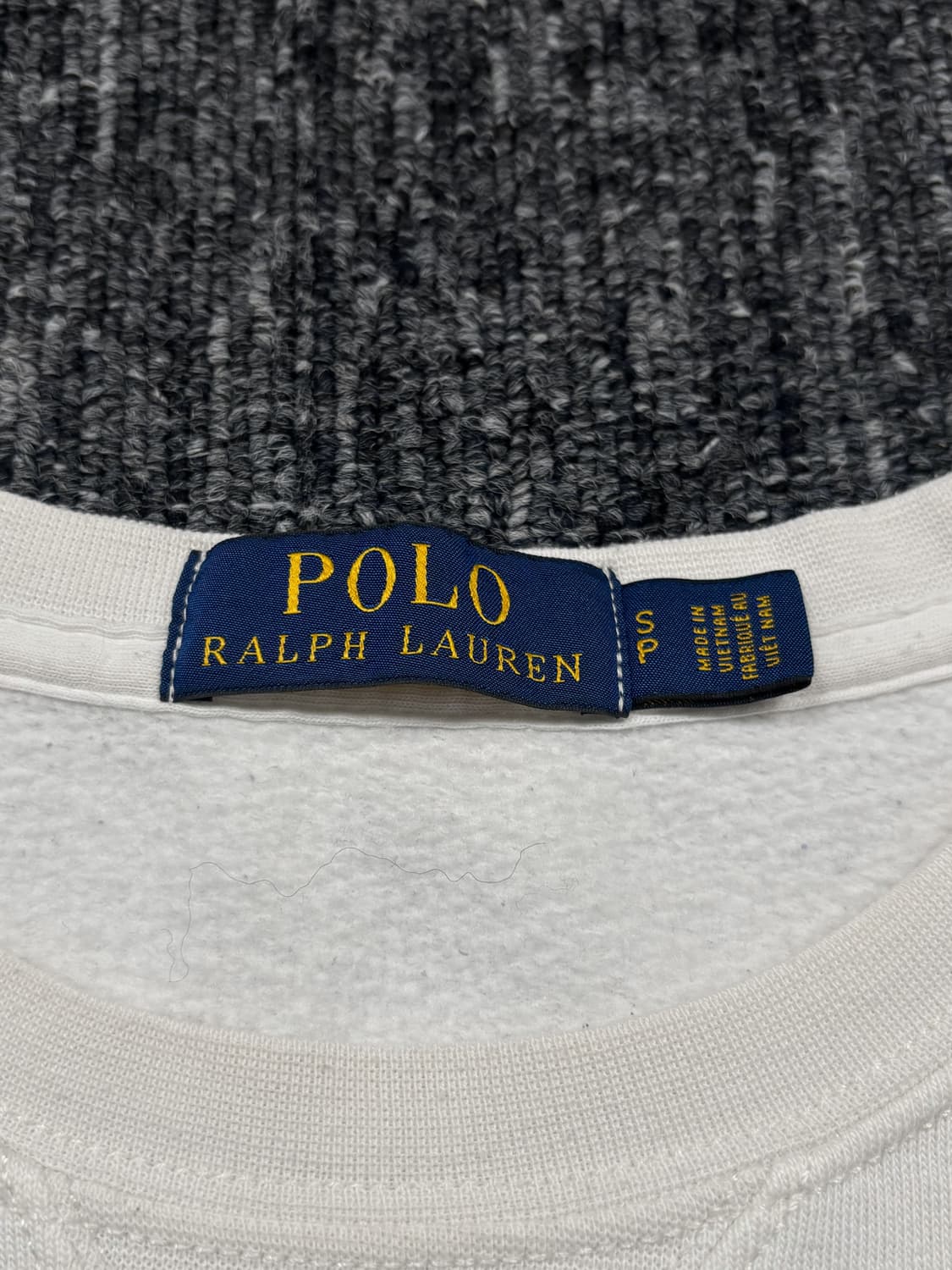 폴로 화이트 맨투맨 상품이미지4