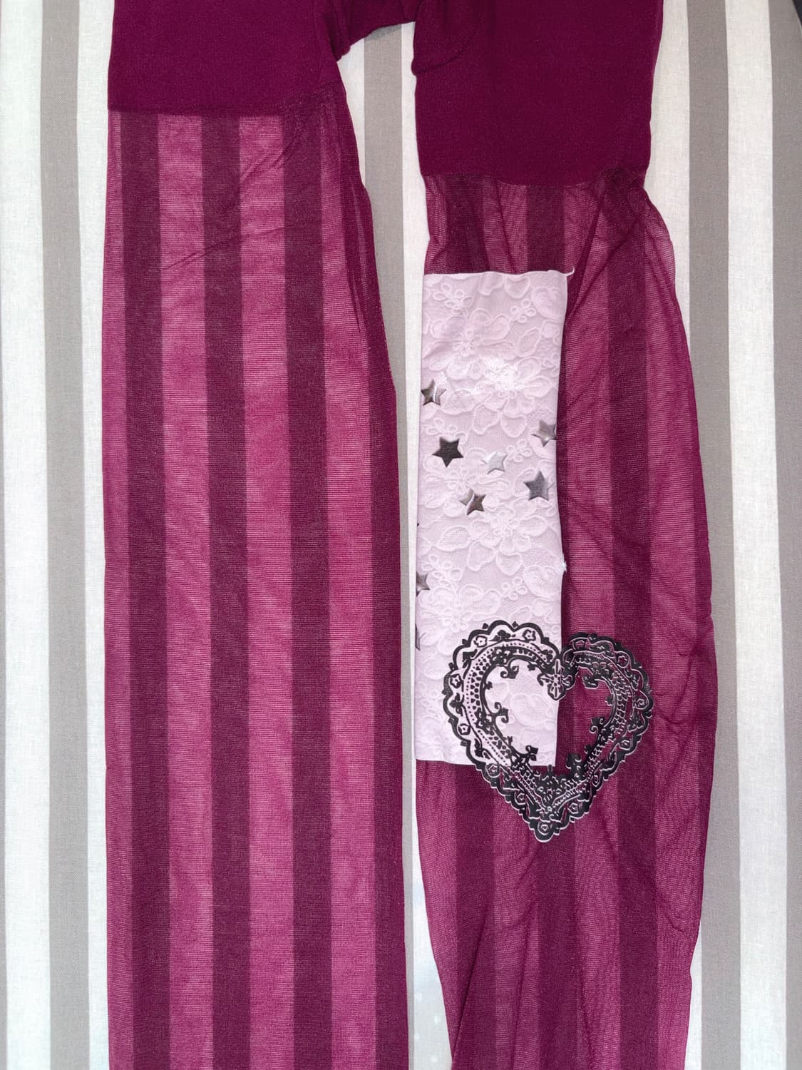 Pink cherry star stockings 상품이미지1