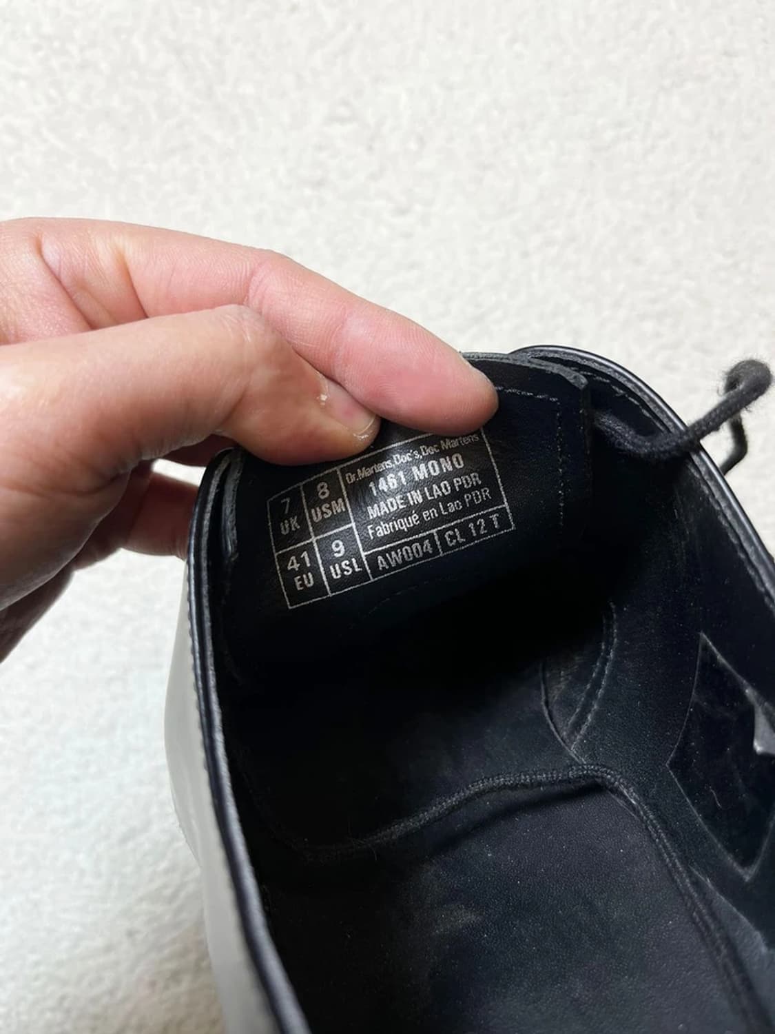 닥터마틴 1461 모노 3홀 더비 슈즈 A1838 상품이미지9