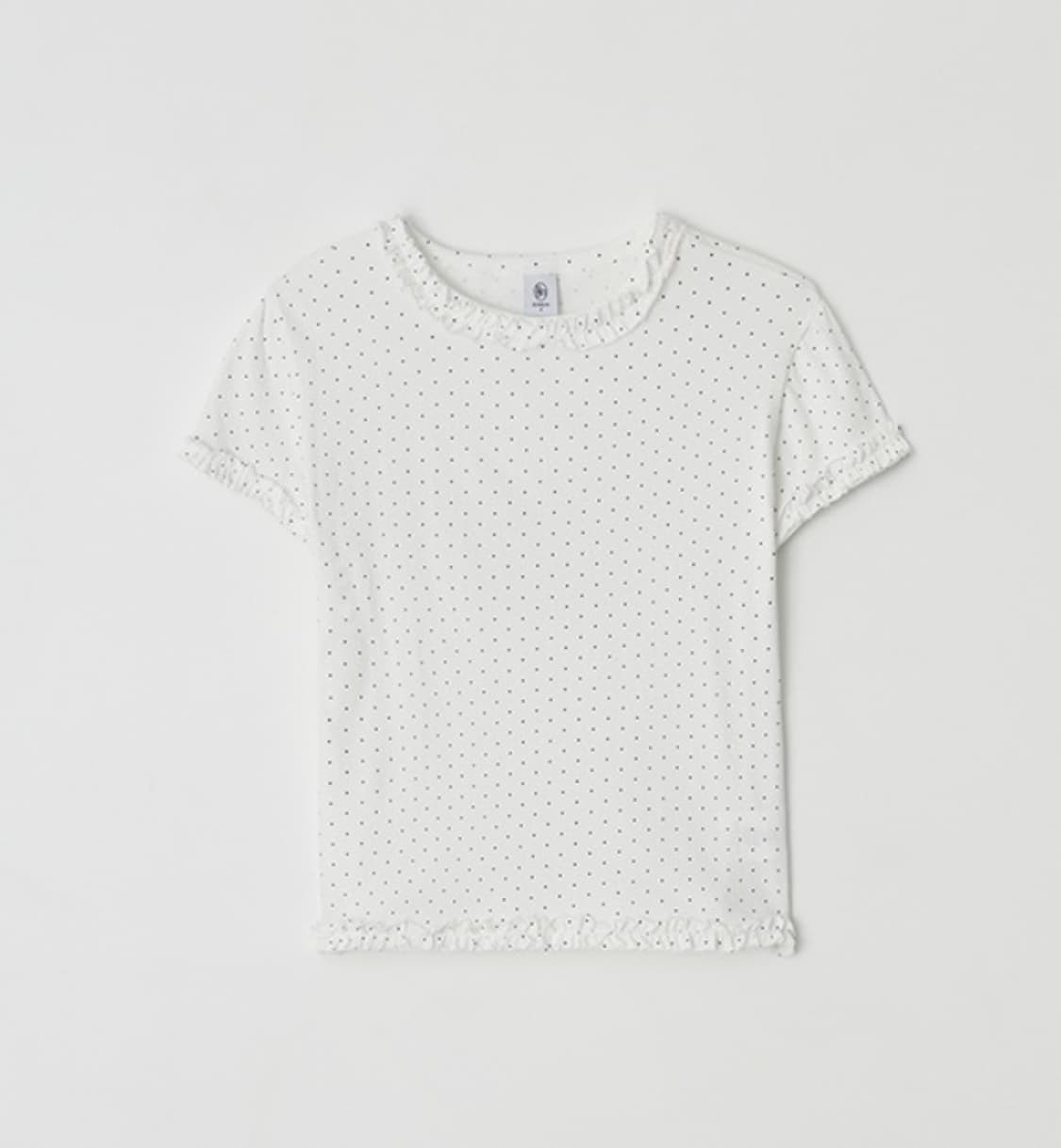 론론 러플 반팔 티셔츠 상품이미지2