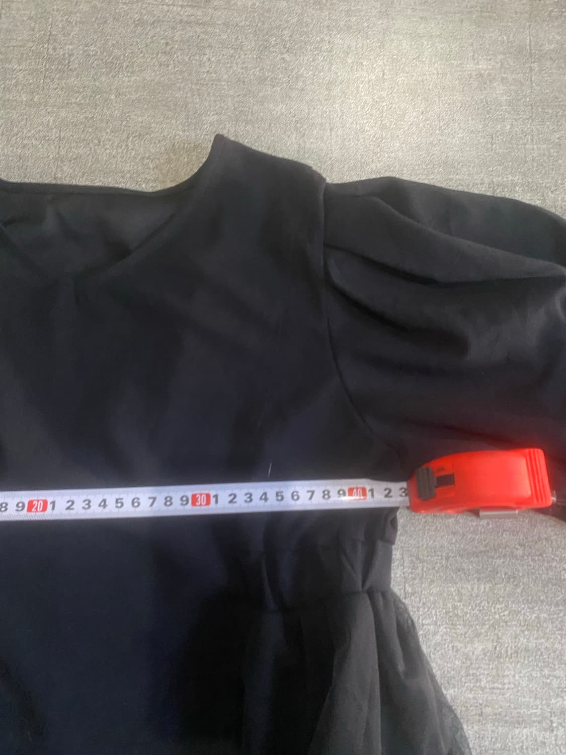 일본 Couturebrooch 달천깔페어리 퍼프 반팔블라우스 블랙 상품이미지3