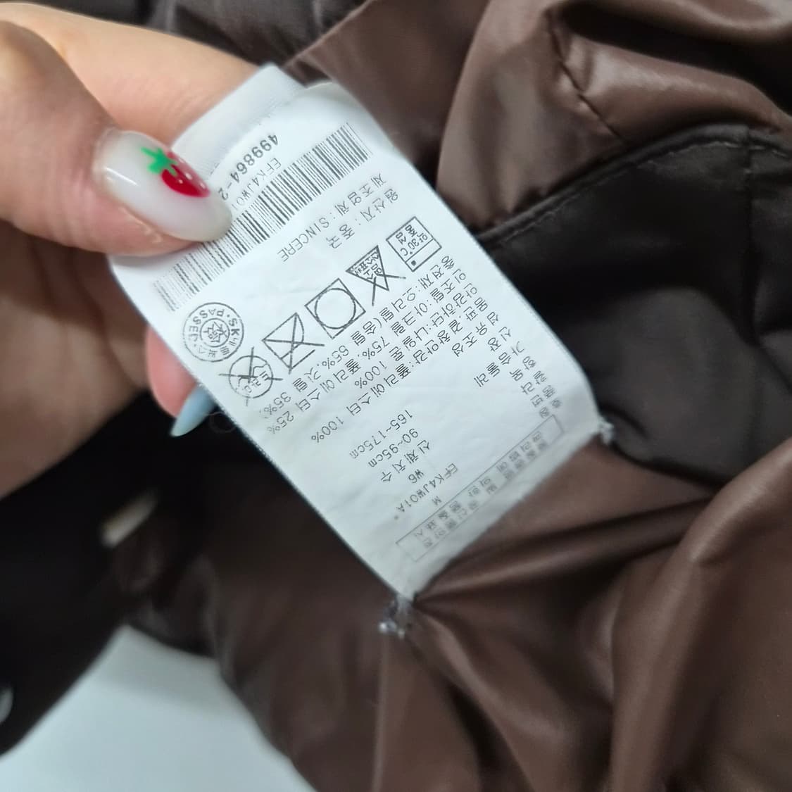 타미힐피거 브라운 후드 패딩 조끼 여성 M 상품이미지3