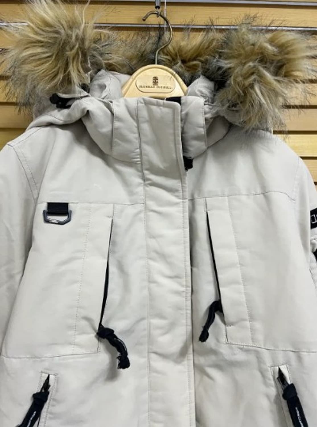 내셔널지오그래픽 여성 아이보리 덕다운패딩점퍼 패트롤숏패딩 90 상품이미지1