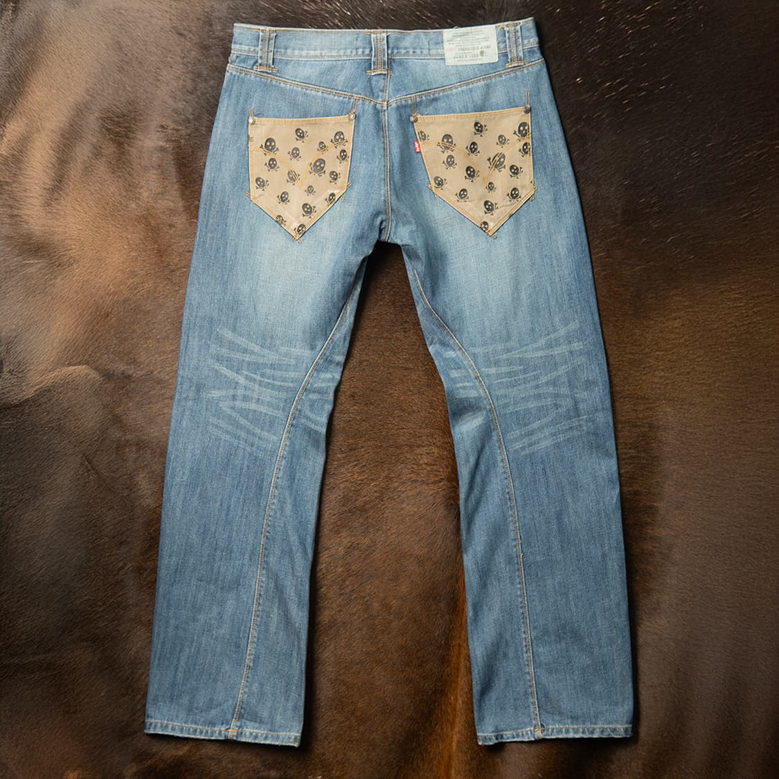 [35] 00s 리바이스 엔지니어드진 데님팬츠 스컬패턴 포켓 상품이미지1