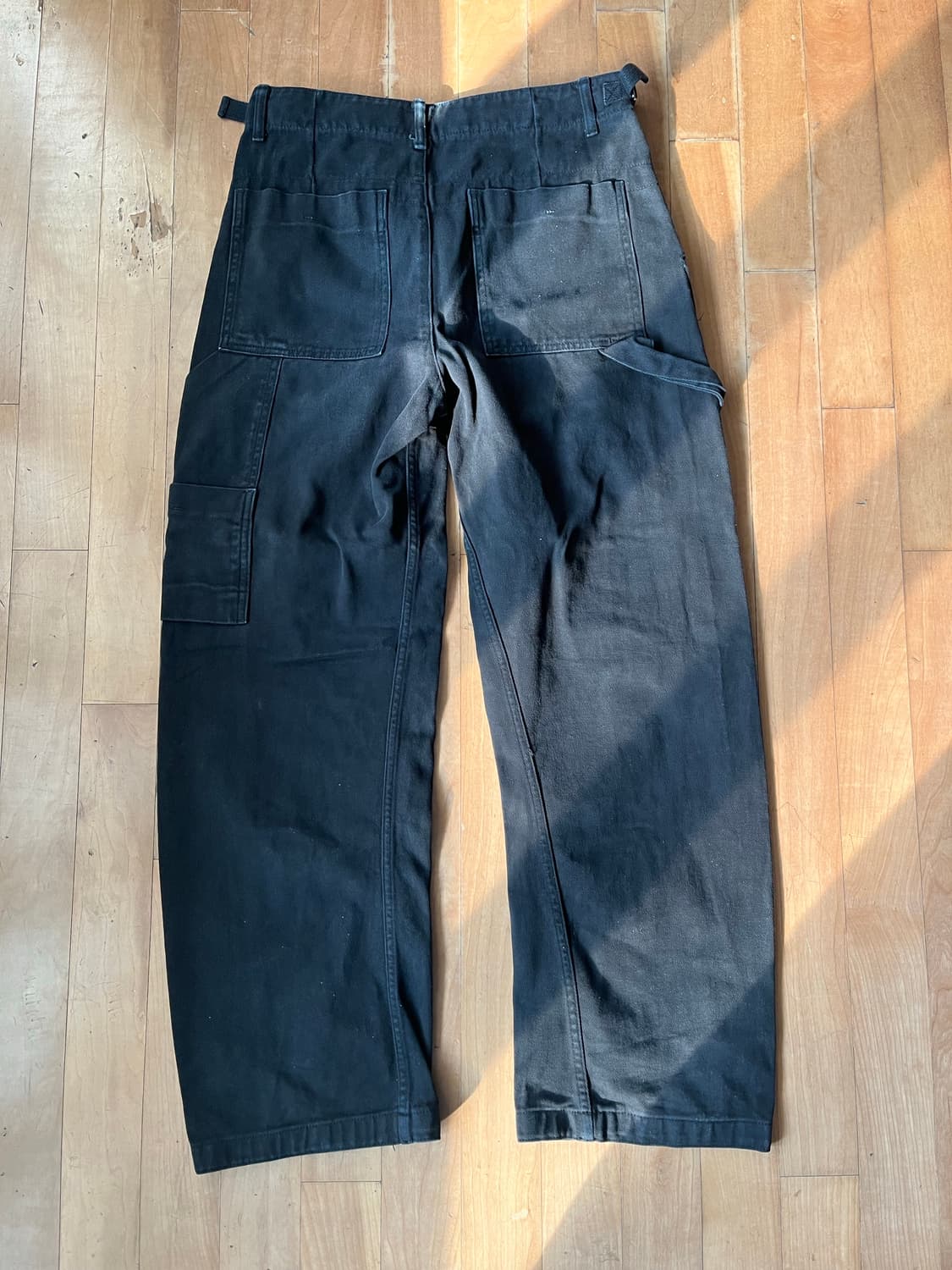 ee garments dyed workpants 블랙 사이즈 s 상품이미지2