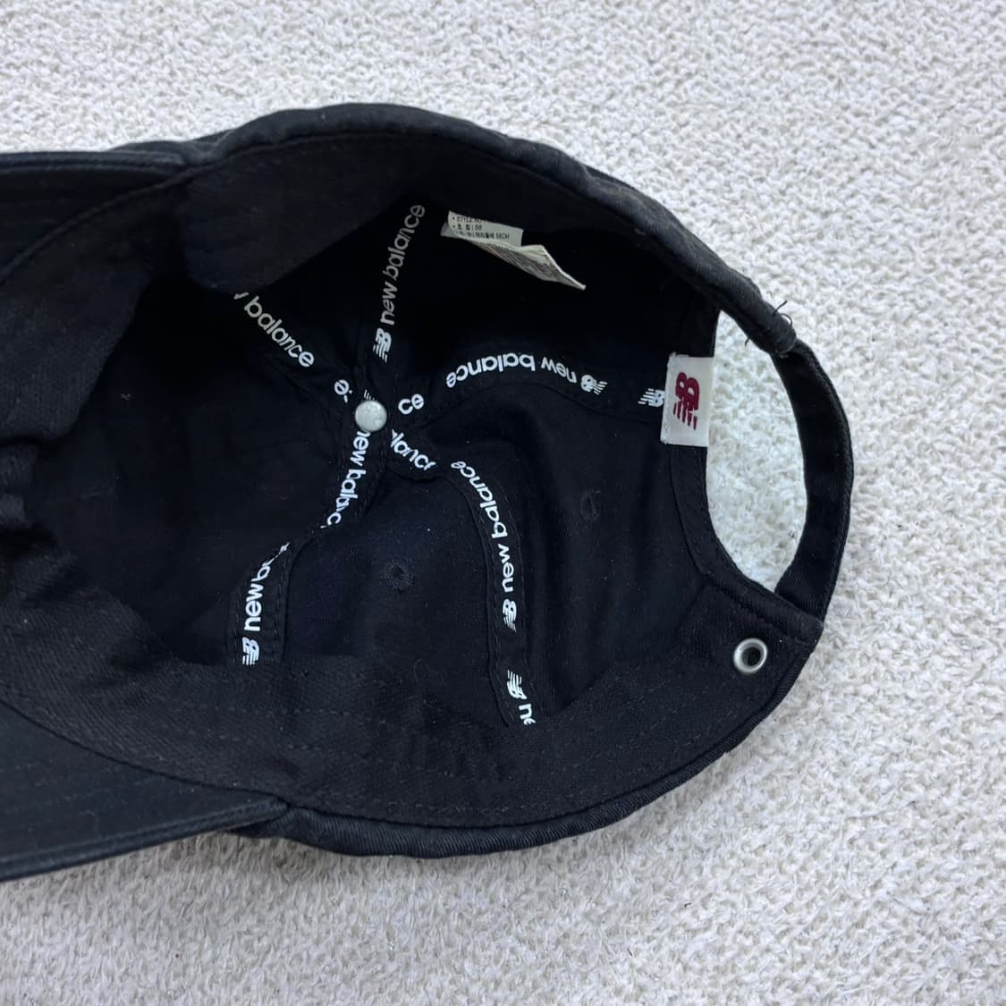 56 뉴발란스 보스턴 블랙 볼캡 0402E 상품이미지6