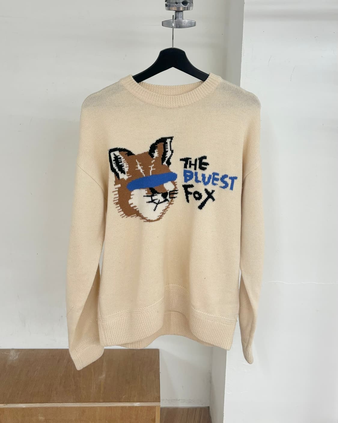 아더에러 x 메종 키츠네 블루 폭스 울 니트 상품이미지1