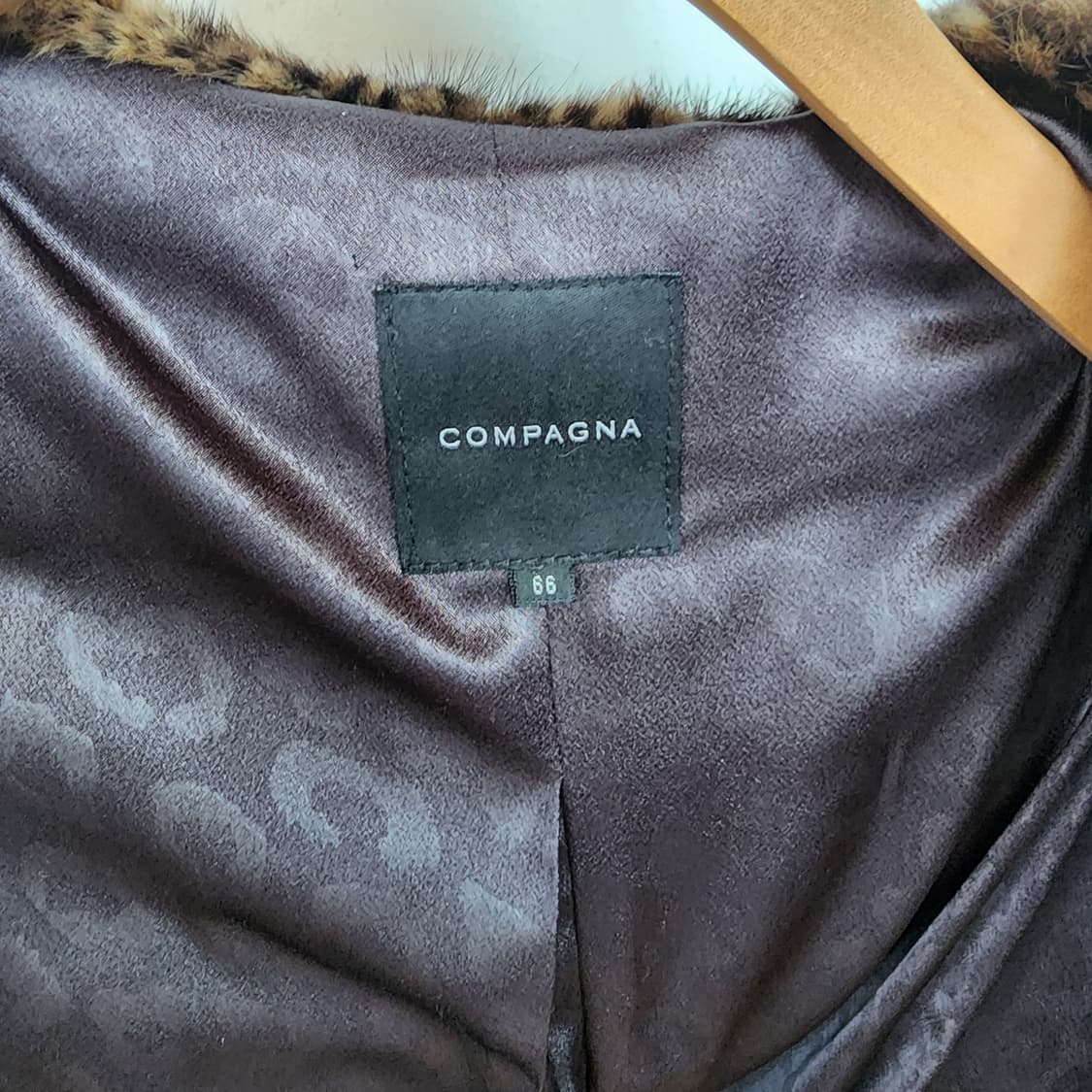 꼼빠니아 후드 퍼 코트 상품이미지5