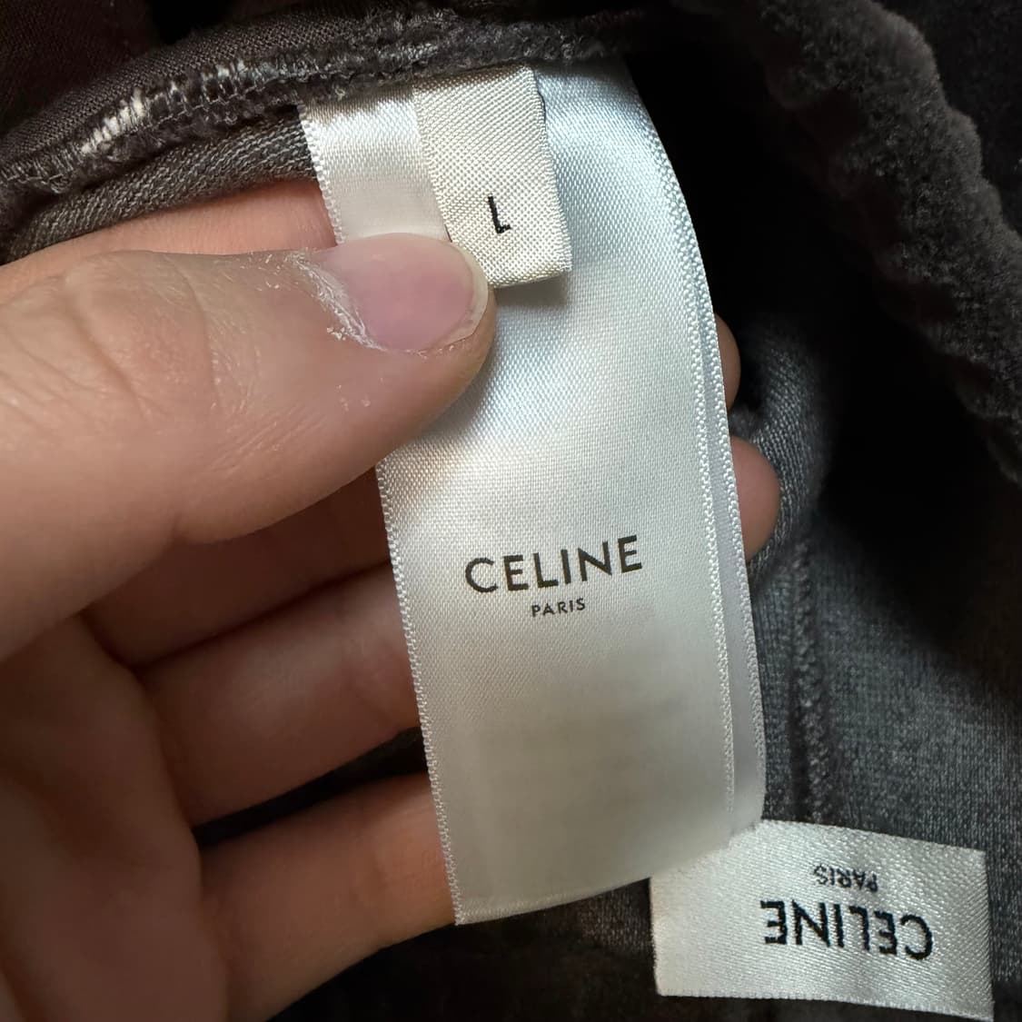 [2XL,L] 셀린느 트리오페 벨벳 트랙 자켓 집업 셋업 브라운 상품이미지10