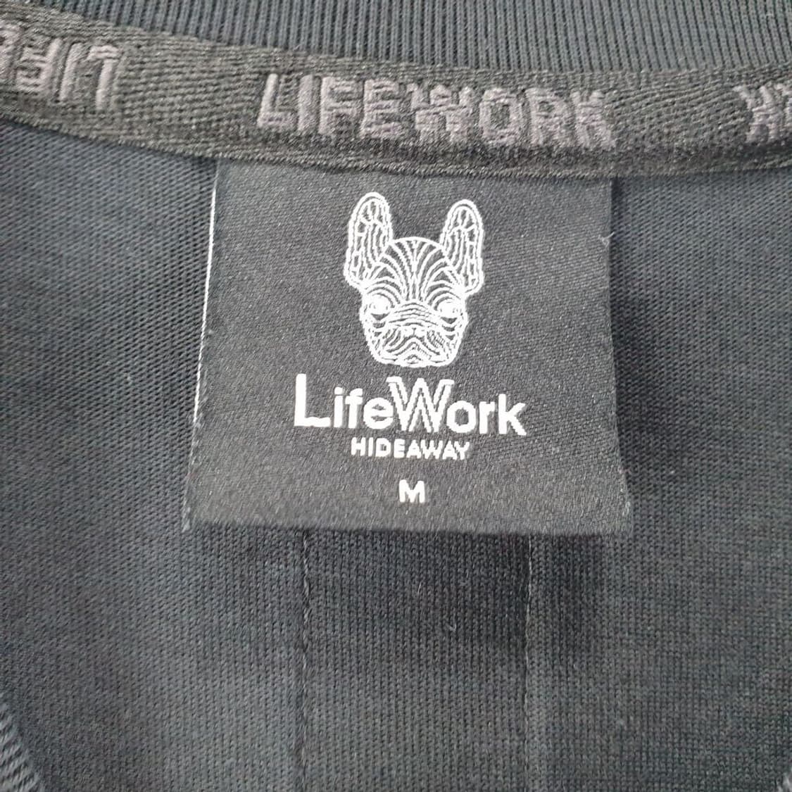 라이프워크 블랙 남자 반팔티 M N4647 상품이미지5