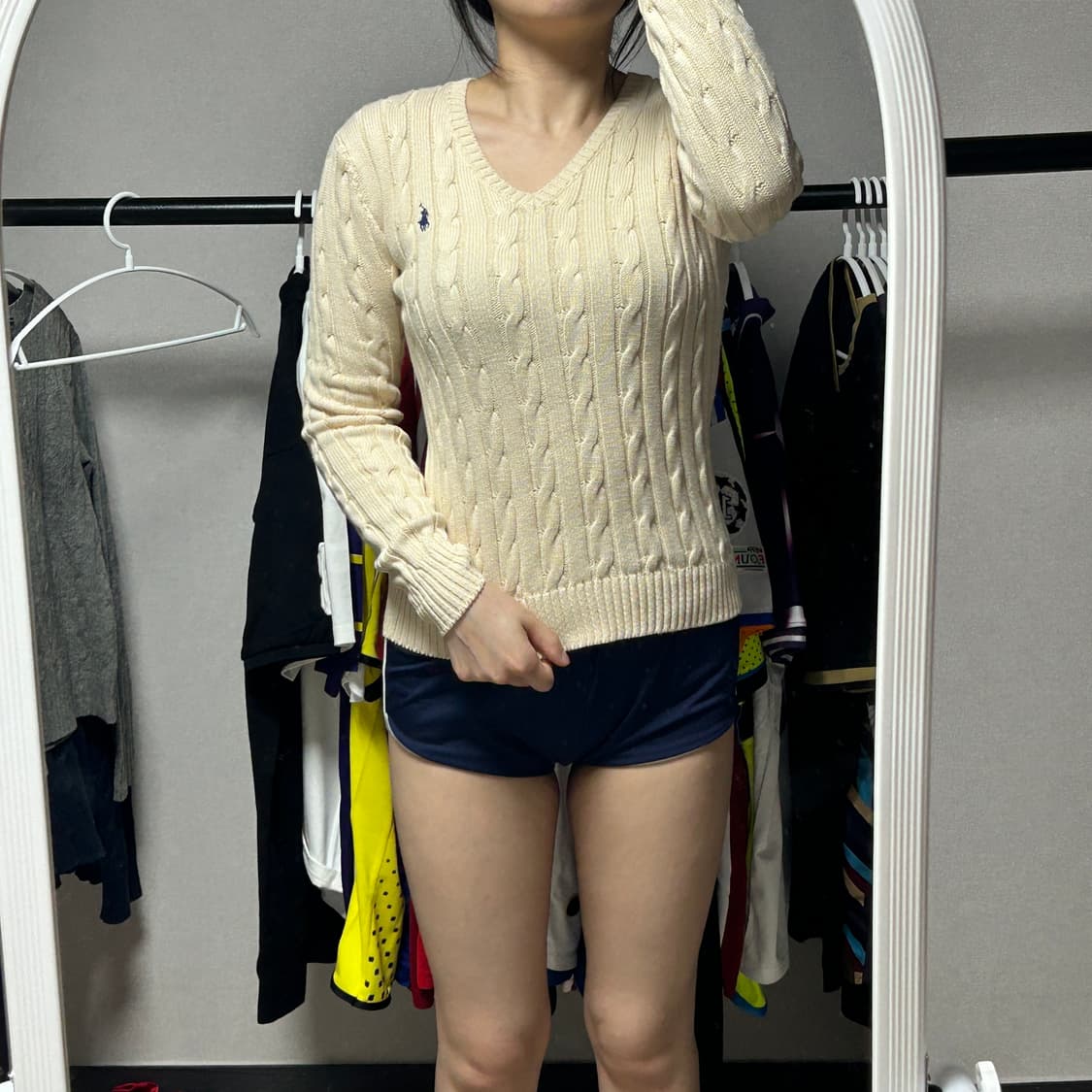 폴로 케이블 니트 상품이미지1