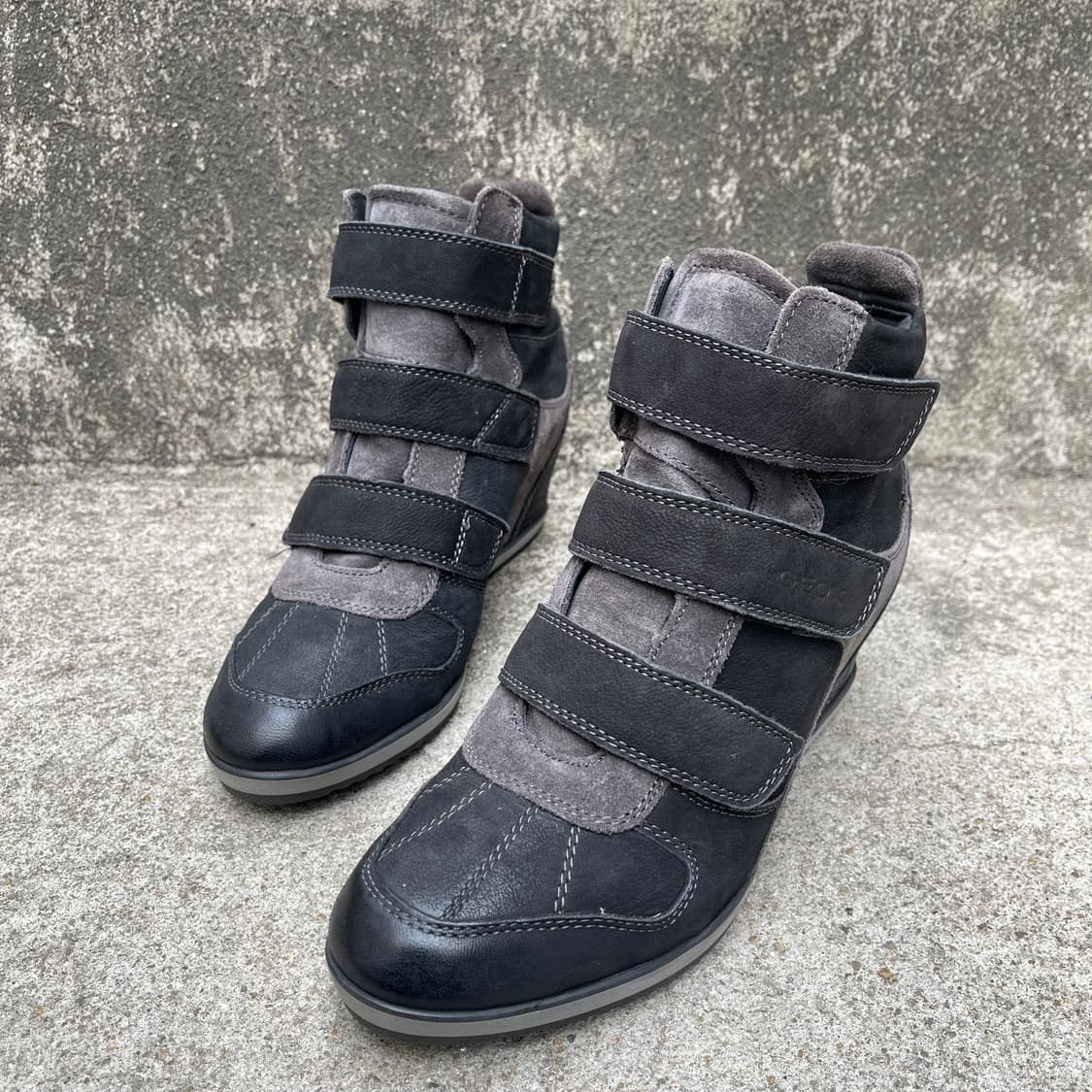 [230] GEOX 레더 웨지힐 스니커즈 상품이미지3