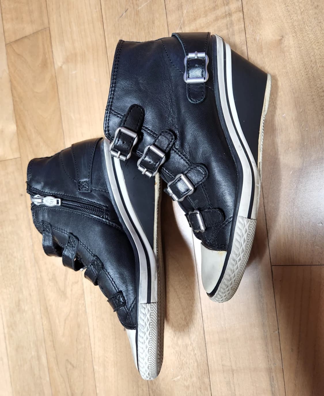 Ash 아쉬 웨지힐 스니커즈 블랙 35 상품이미지2