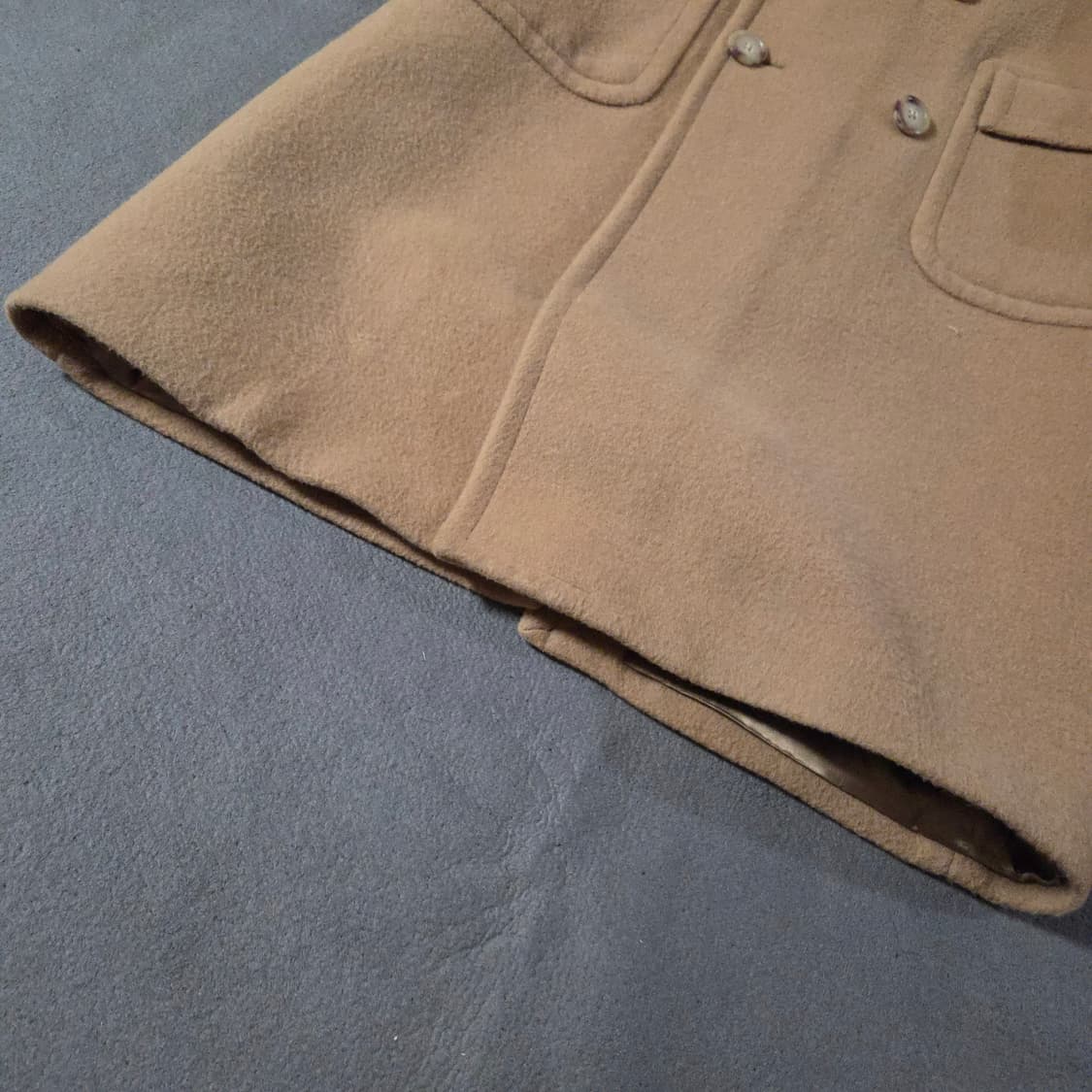 폴로 카멜헤어 브레스티드 더블 코트 38R 상품이미지8