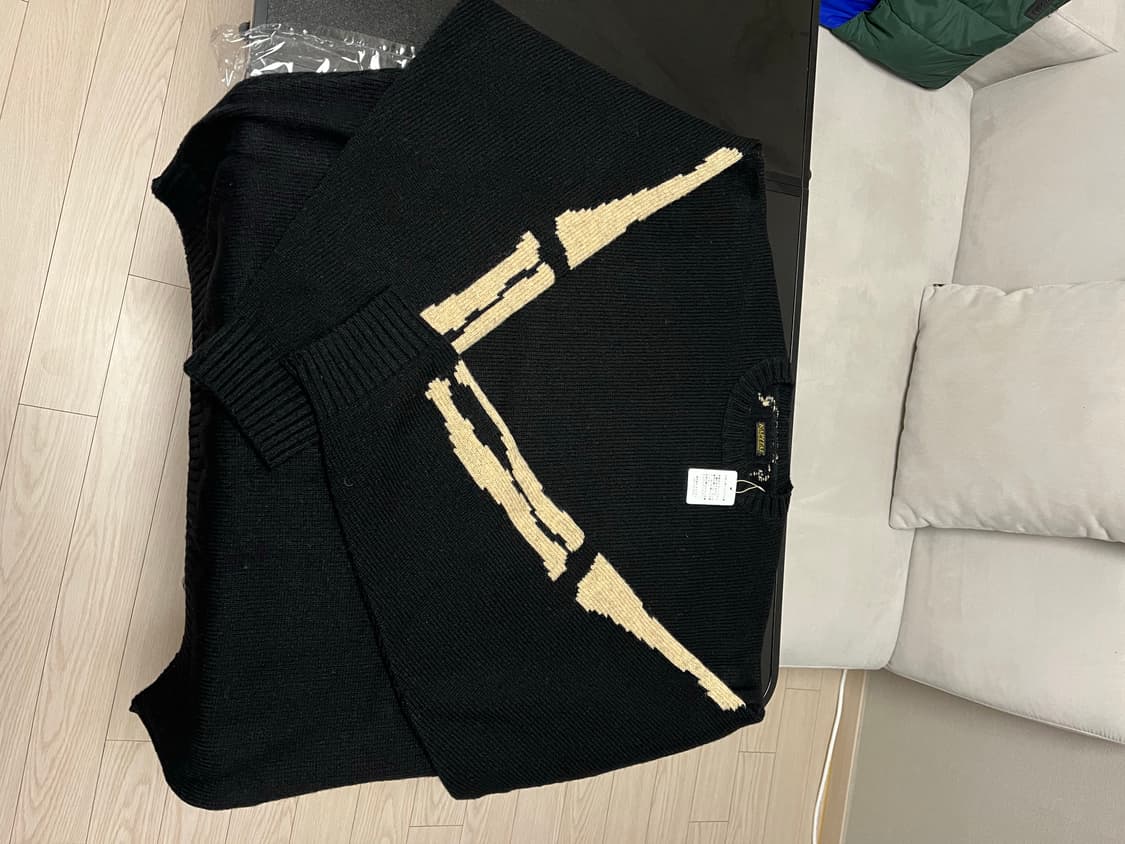 Kapital 5G Wool Bone Crewneck 블랙 3 사이즈 상품이미지2