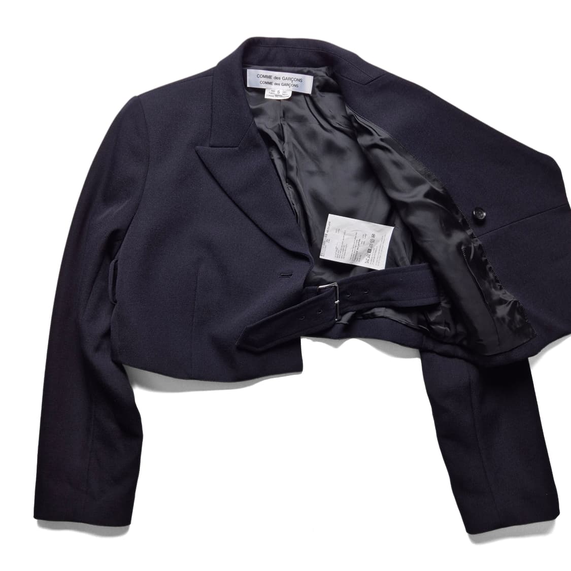 [S] 꼼데가르송 23AW 벨티드 크롭 자켓 상품이미지7