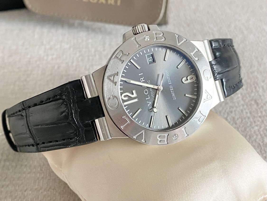 불가리 디아고노 리미티드에디션 LCV38 2P 다이아 38mm 오토메틱 상품이미지6