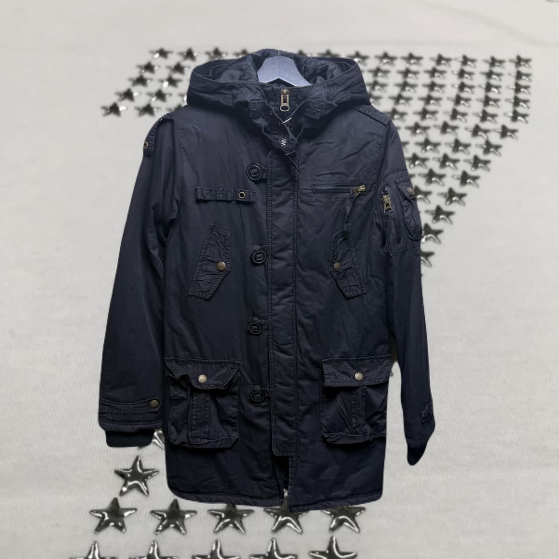 y2k 펑크 패딩 상품이미지1