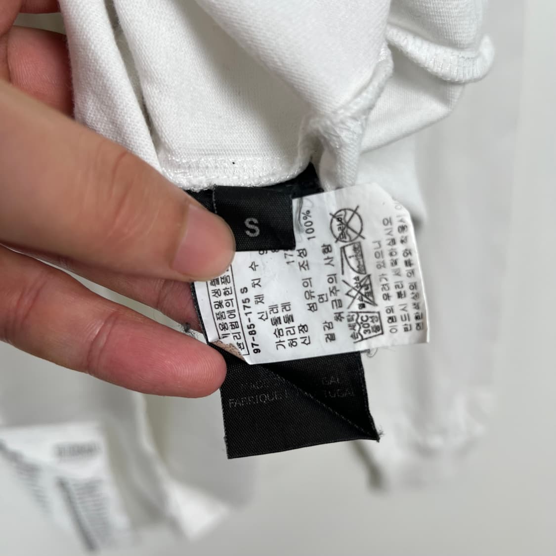 Vetements 베트멍 사이드라벨 화이트 슬리브 상품이미지7