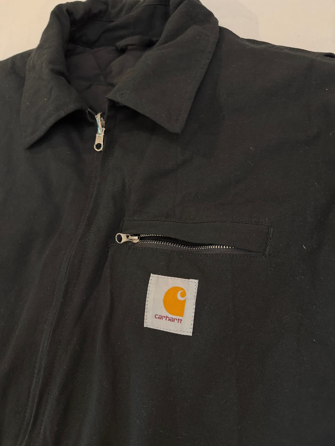 칼하트 WIP 디트로이트 마데라 리버시블 퀼팅 워크자켓 블랙 상품이미지3