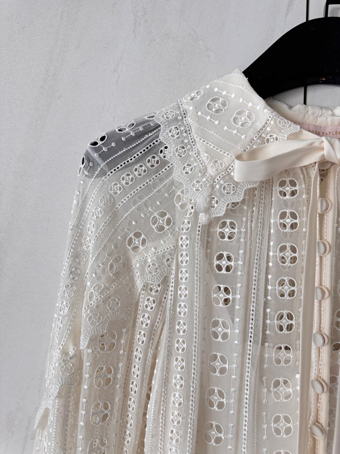 새상품 Rebecca Taylor 레이스 블라우스 S(44,55사이즈) 상품이미지2