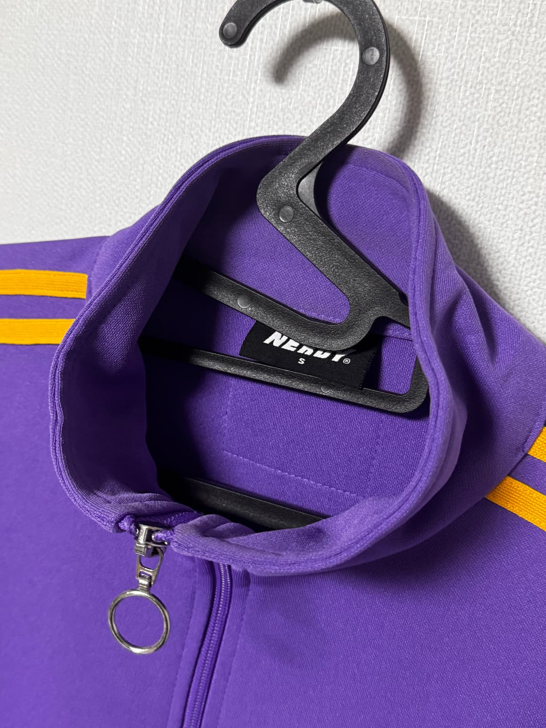 널디 퍼플 오버핏 트랙탑 상품이미지4