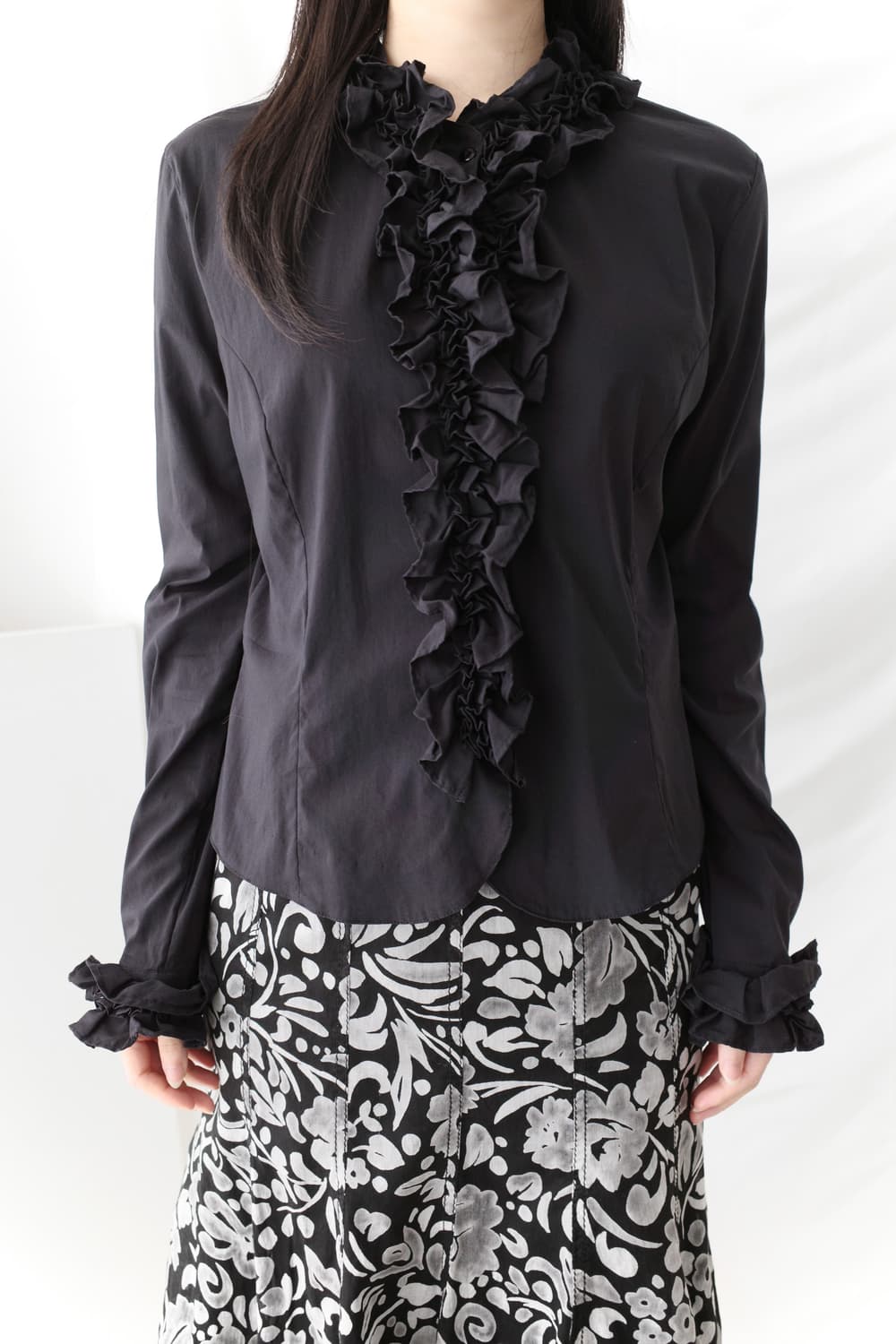 naracamic) frill shirt 상품이미지5