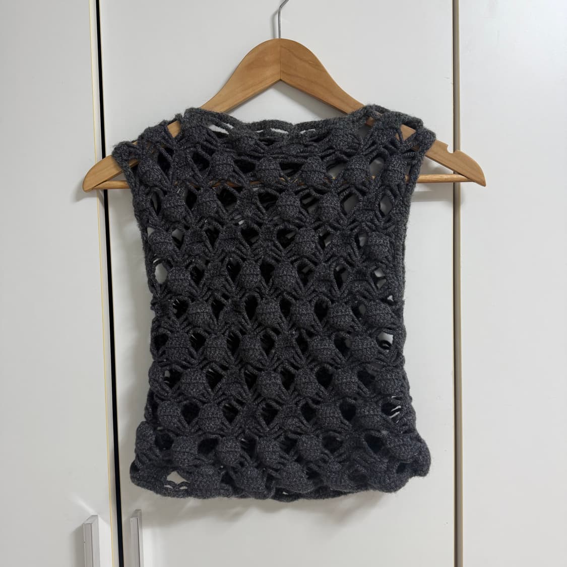 니트 네트 레이어드 베스트 상품이미지1