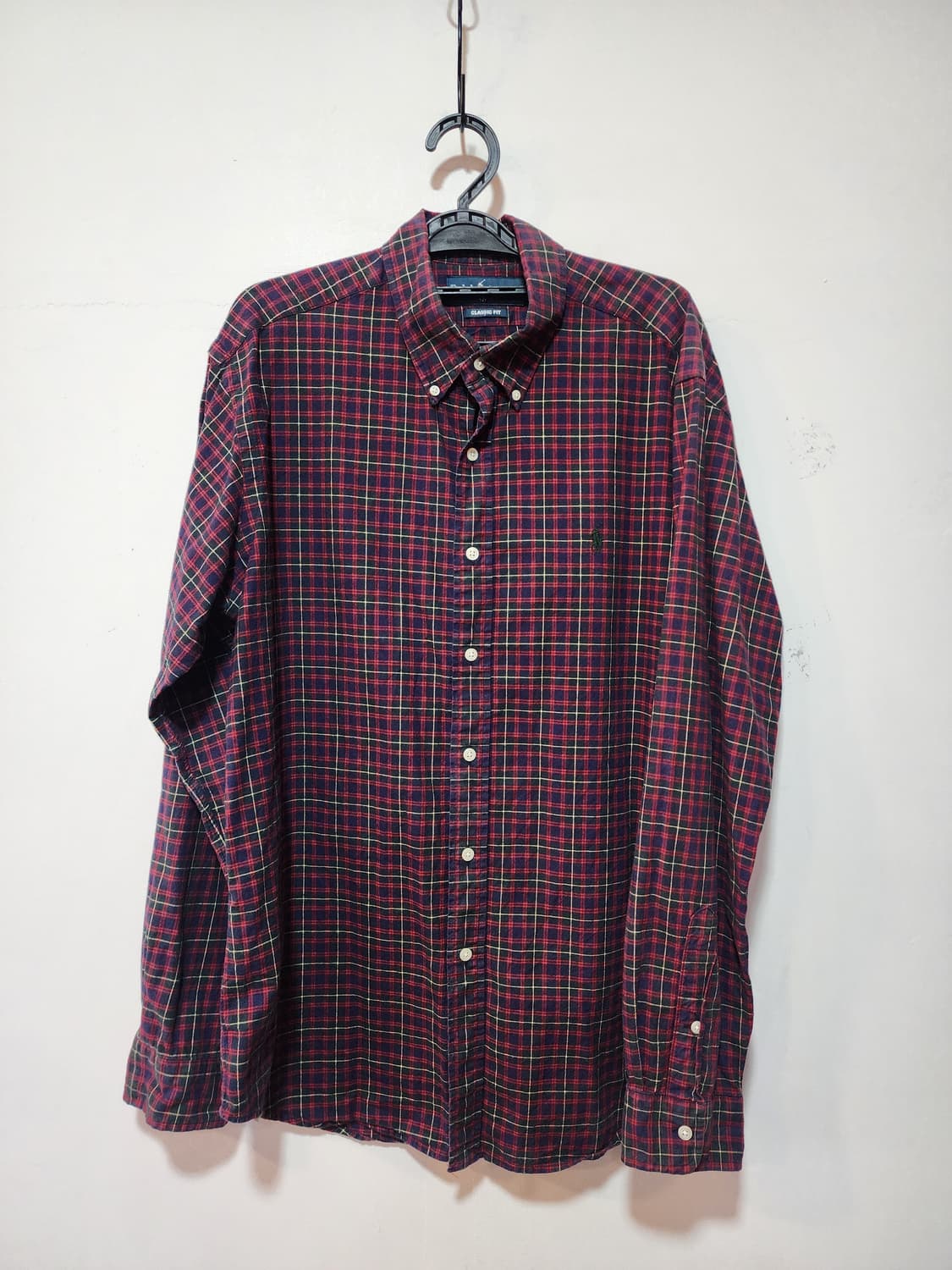 랄프로렌 클래식 체크 셔츠 L 상품이미지1