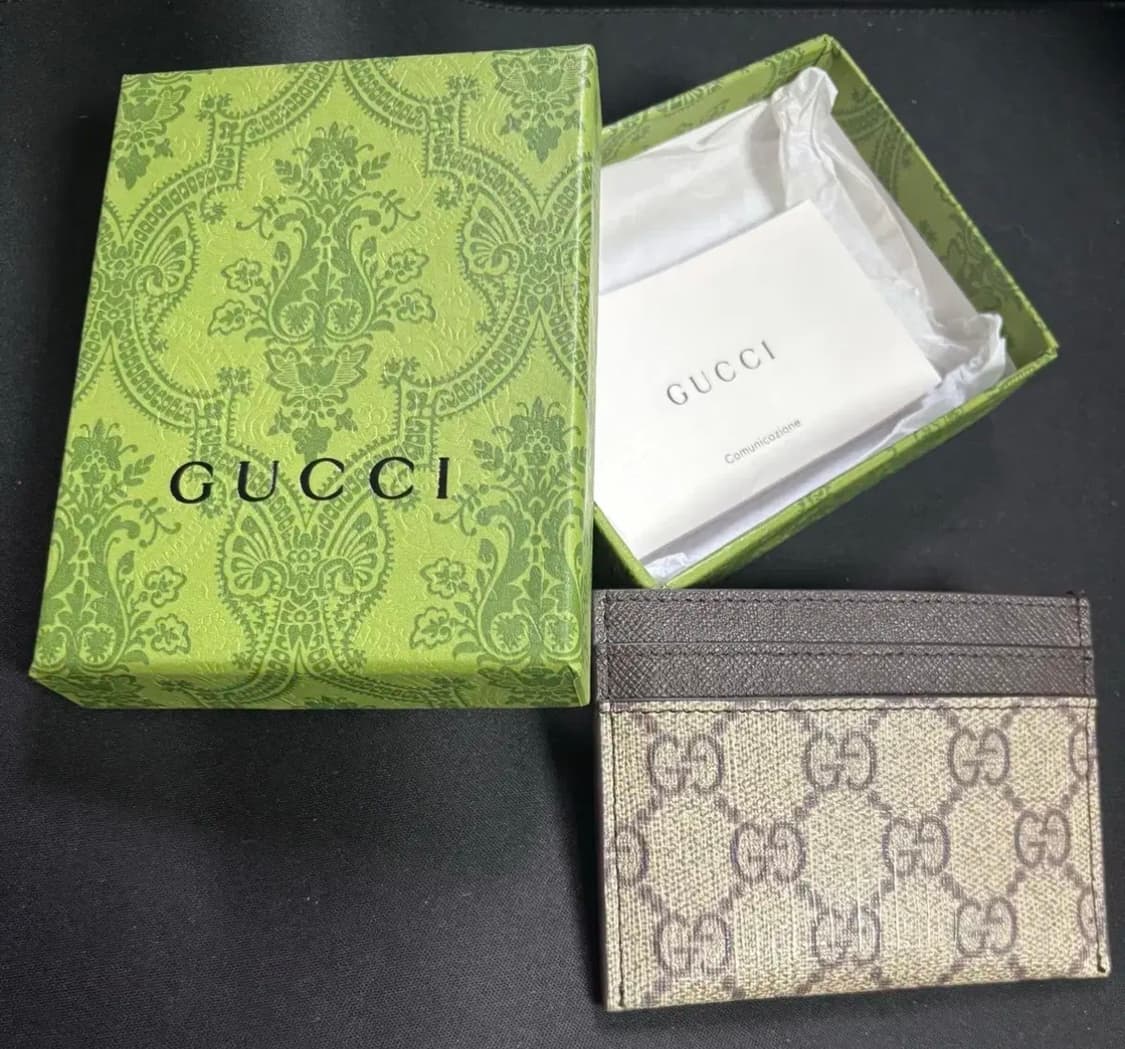 구찌 GG 슈프림 카드지갑 새상품!! 상품이미지1