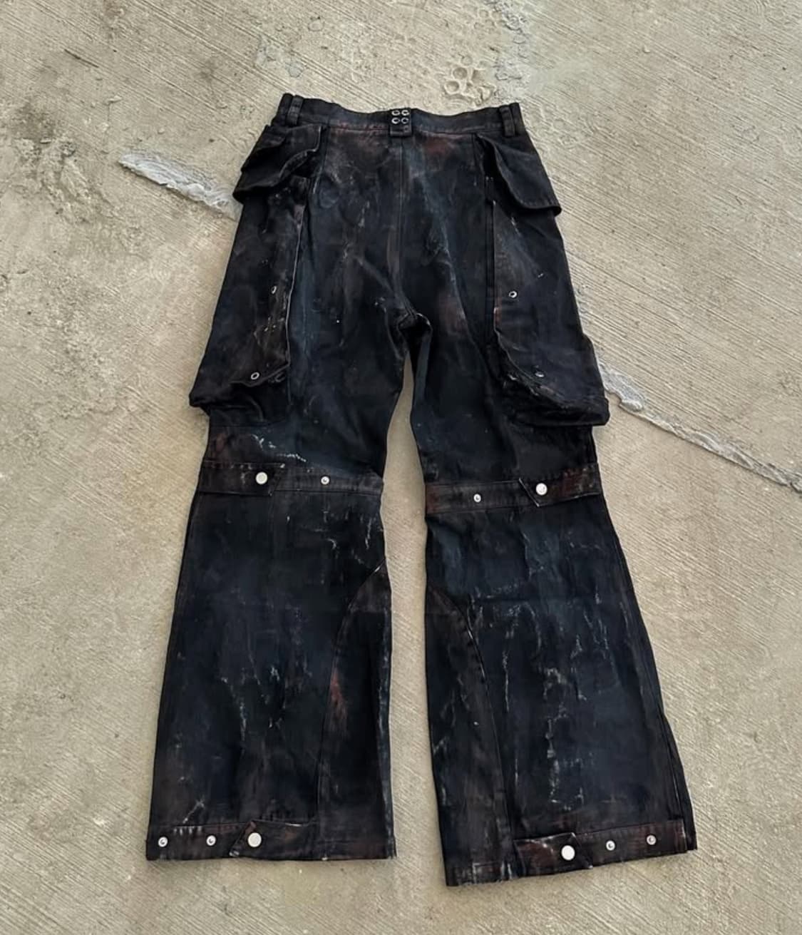 TH4SWE Waxed Cargo Pants 상품이미지4