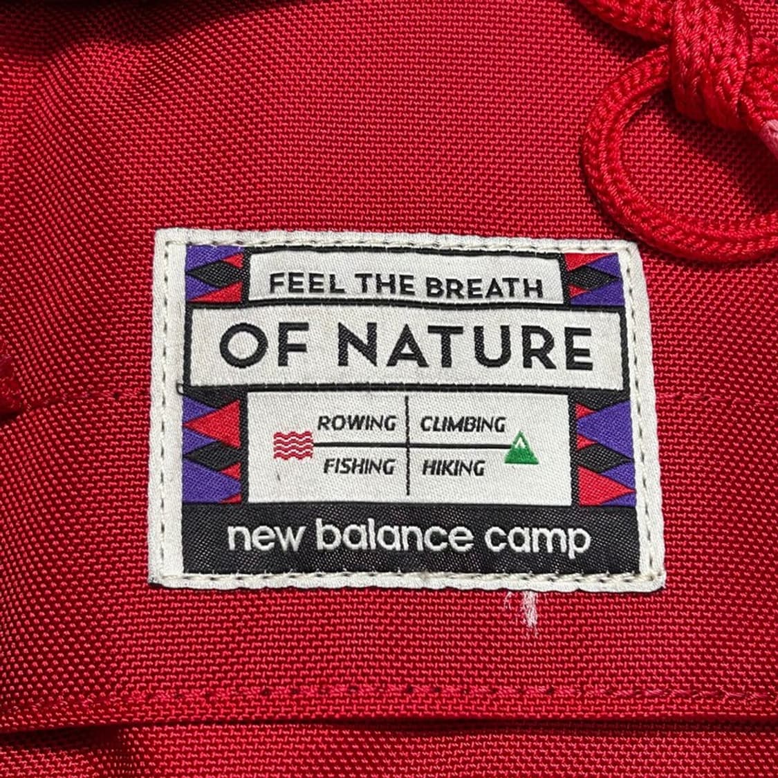 뉴발란스 캠프 백팩 레드 상품이미지6