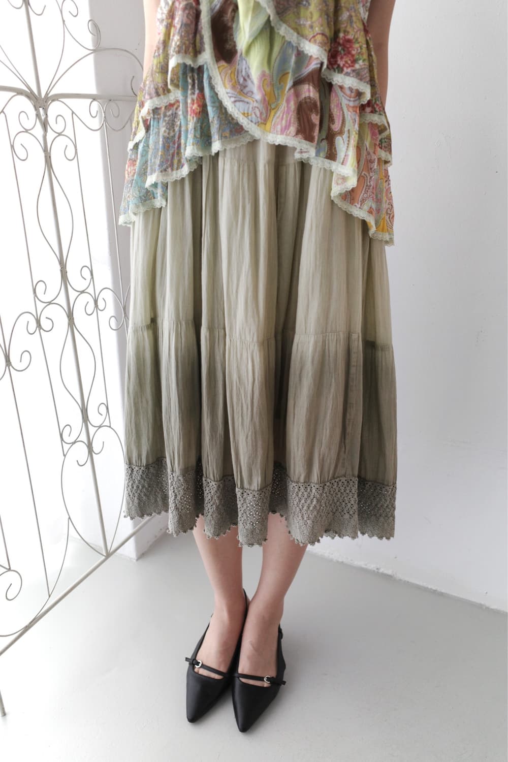 gradation cancan skirt 상품이미지6