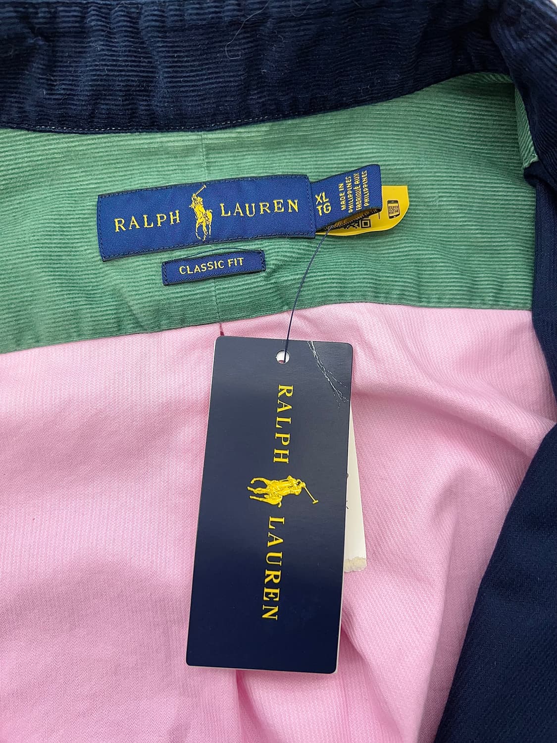 랄프로렌 컬러 블락 버튼다운 멀티 셔츠 상품이미지7