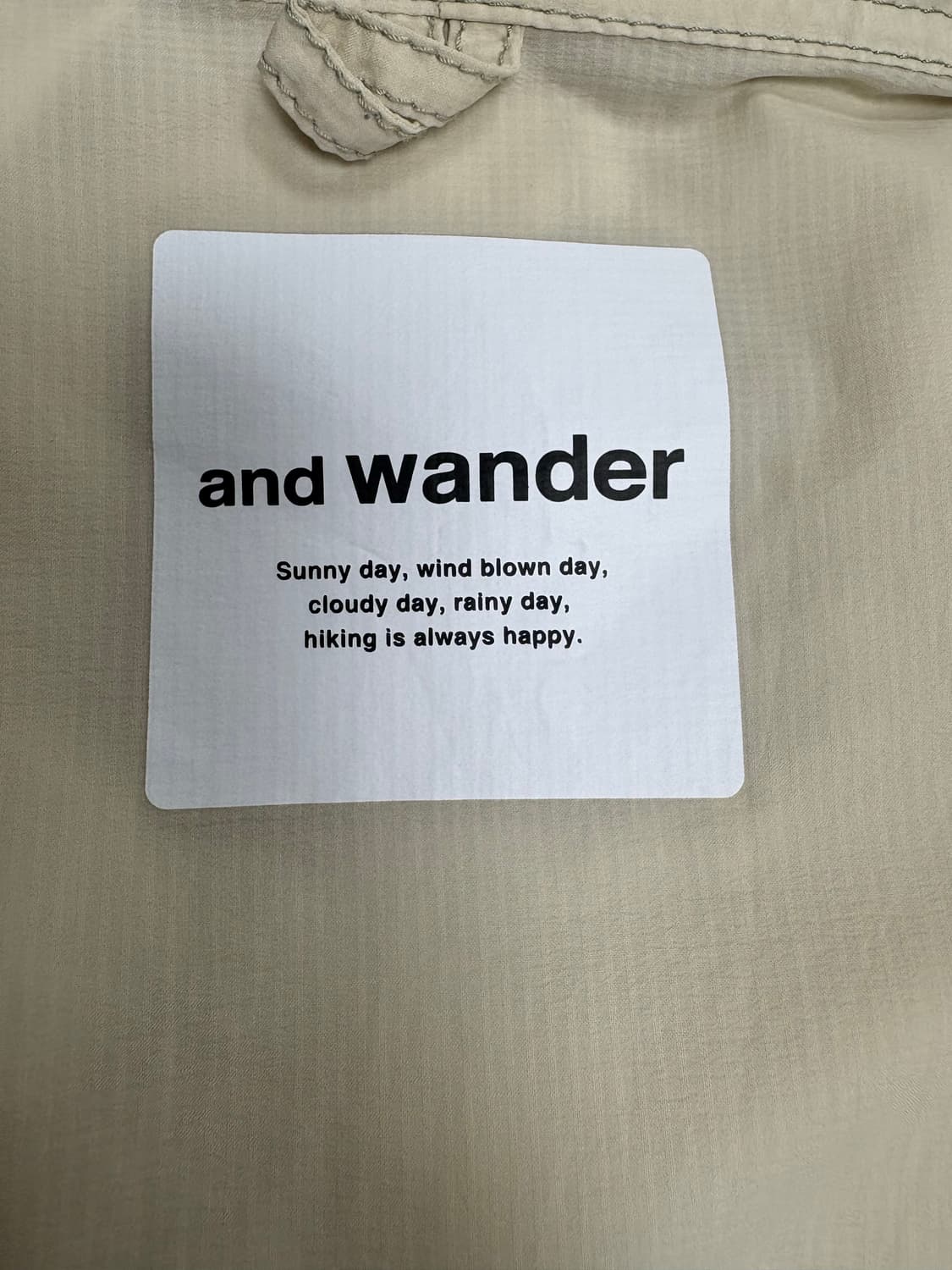 And wander pertex wind jacket (앤드원더 바람막이 상품이미지5