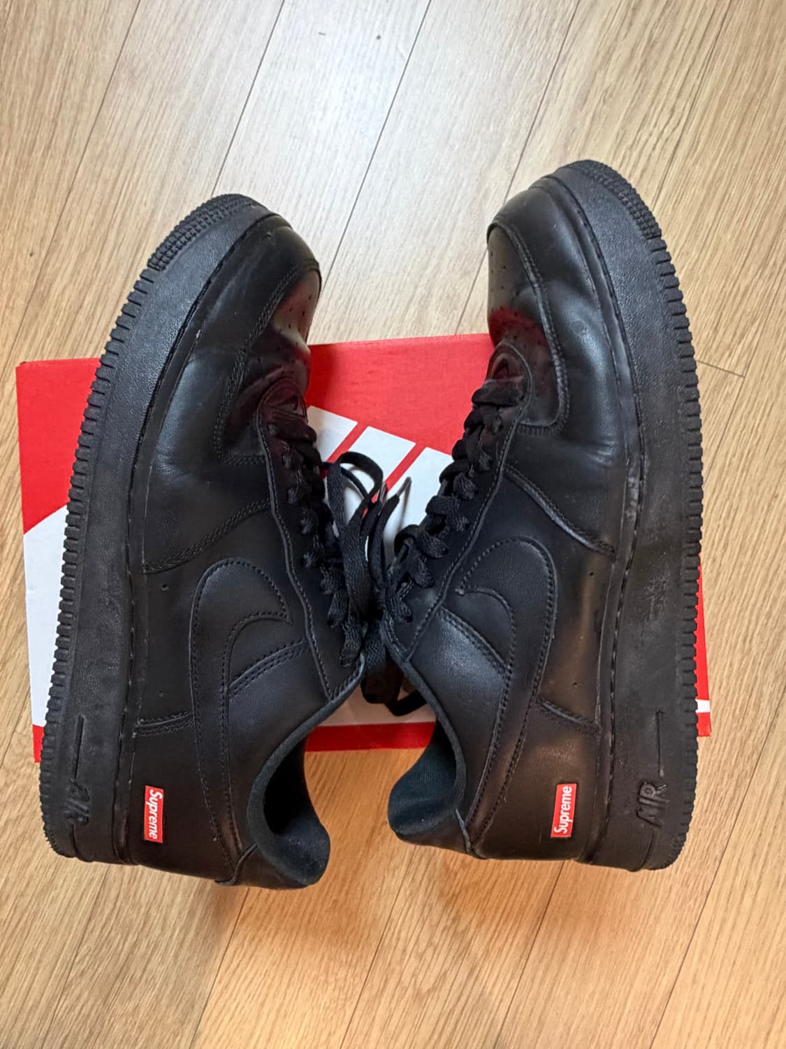 나이키 슈프림 에어포스 블랙 280 상품이미지2