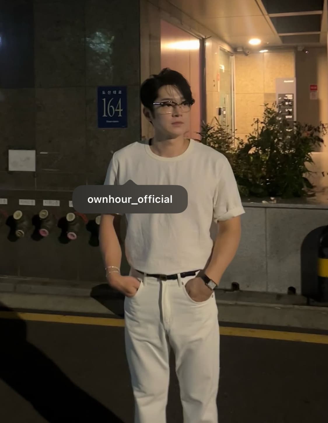 김현우 own hour 무지 반팔티 상품이미지5