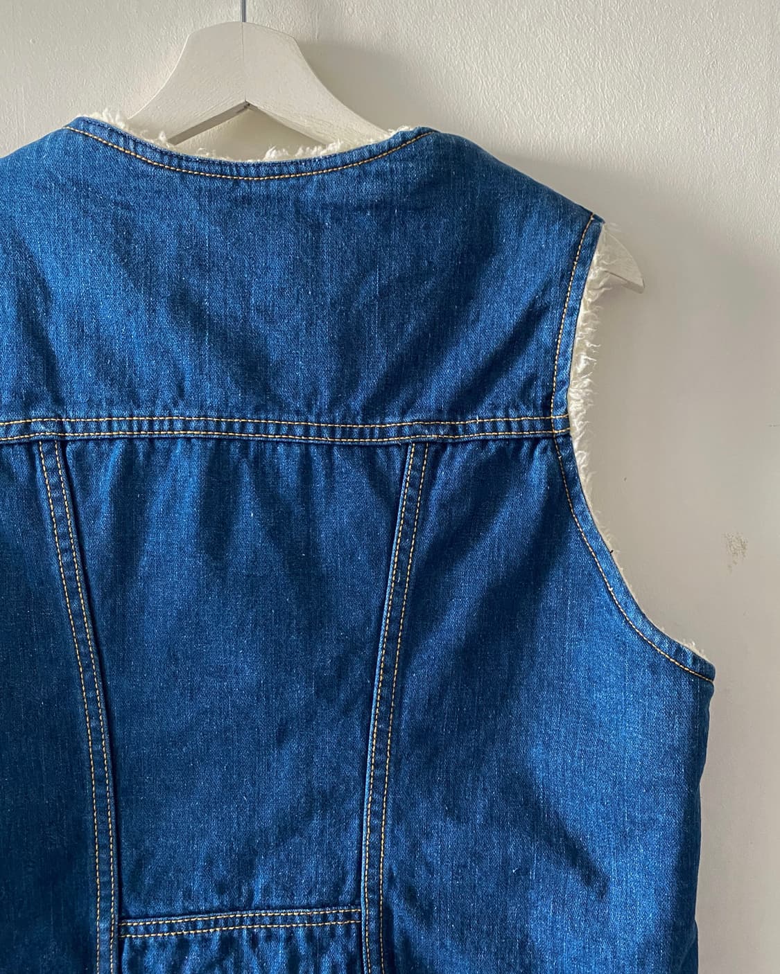 빈티지 쉐르파 데님 베스트 상품이미지7