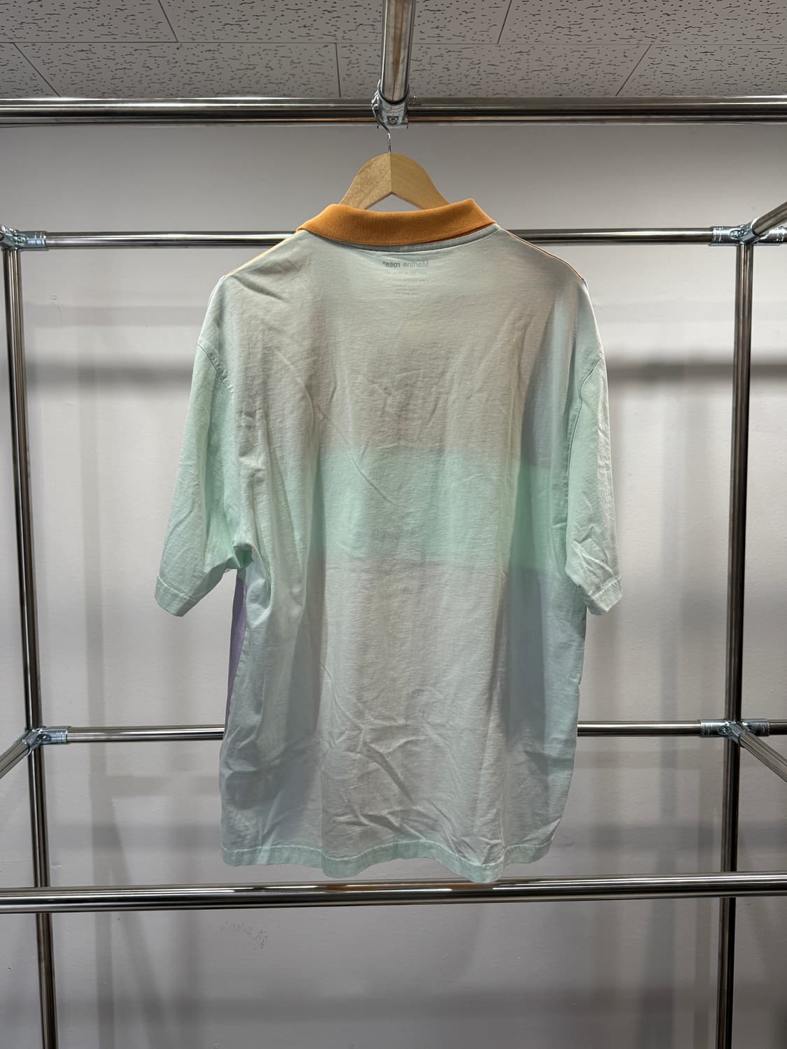 Martine Rose — Orange Panelled Polo 상품이미지2