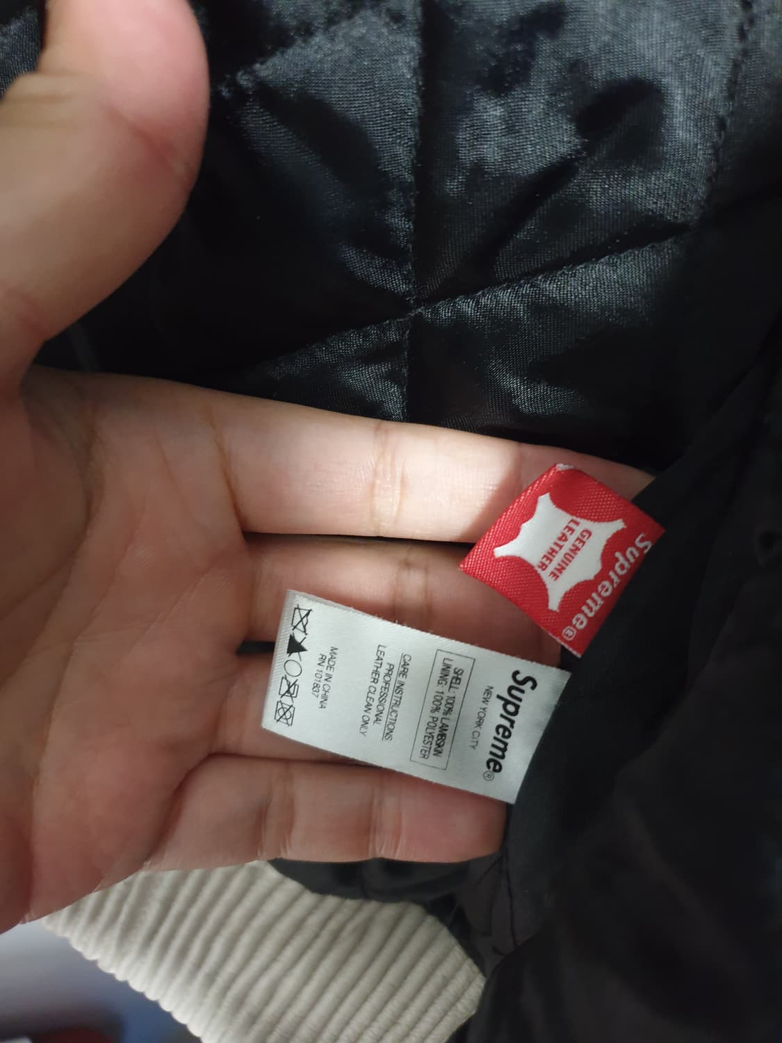 슈프림 카드 후드자켓 L size 상품이미지3