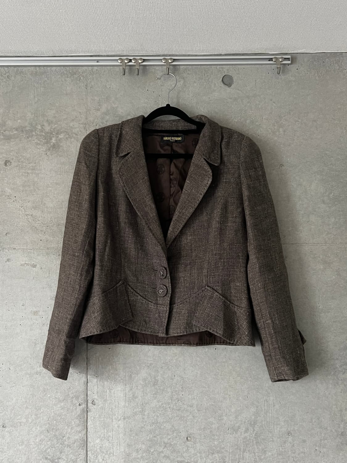 Hiroko Koshino 히로코코시노 wool jacket 울 자켓 상품이미지2