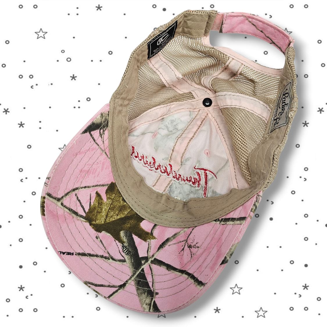  Thunderbirds 리얼트리 핑크 메쉬 캡 상품이미지6