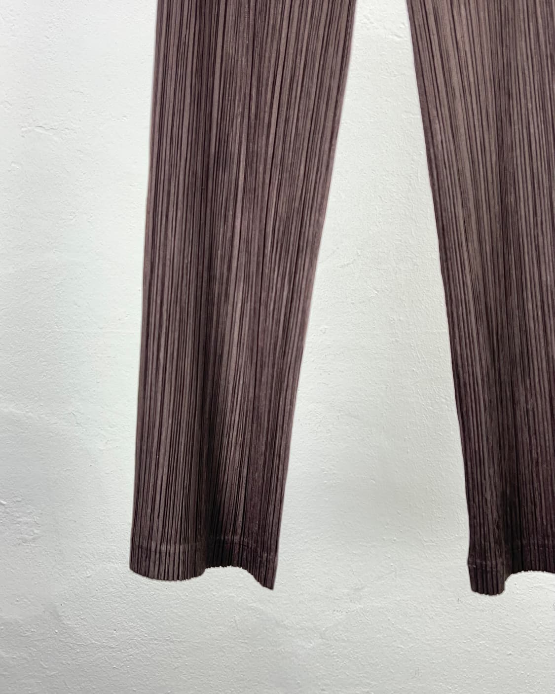 플리츠 플리즈 브라운 레그 스트레이트 플리츠 팬츠 상품이미지4
