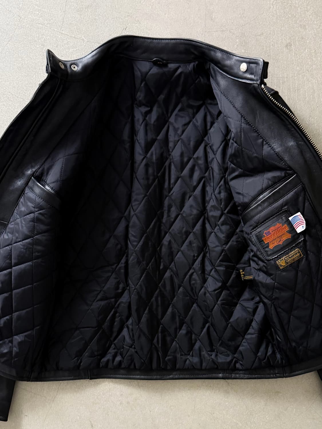 Freedom Cowhide Leather Jacket 상품이미지7