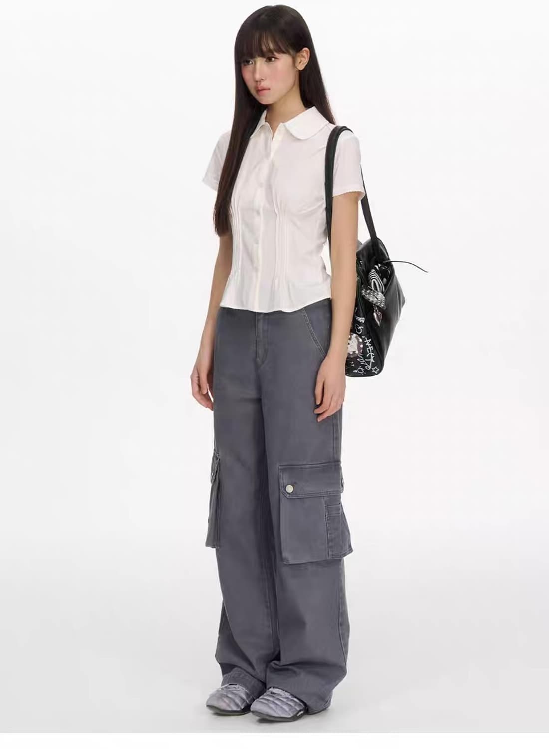 Necy studio 아코디언 셔츠  상품이미지2